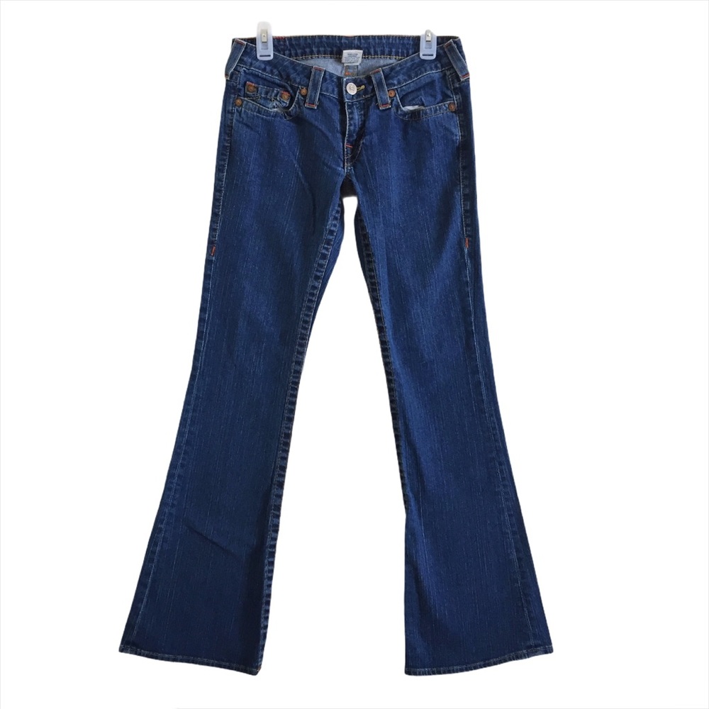 TRUE RELIGION Wide Leg Bobby Jeans Sz 29